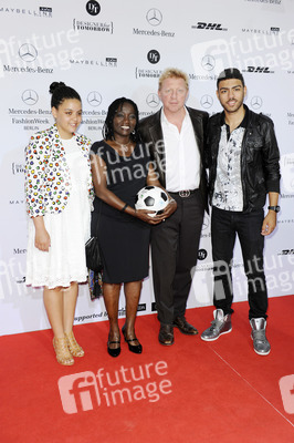 Auma Obama mit Tochter Akinyi, Boris Becker, Sohn Noah