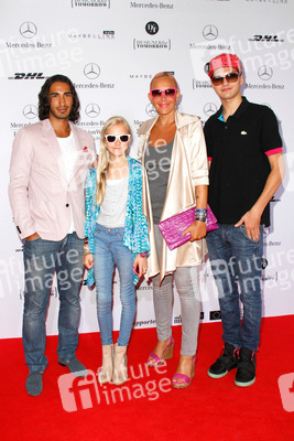 Umut Kekilli, Natascha Ochsenknecht mit Tochter Cheyenne Savannah, Jimi Blue Ochsenknecht