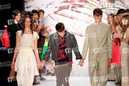 Kilian Kerner mit seinen Models