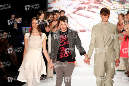 Kilian Kerner mit seinen Models