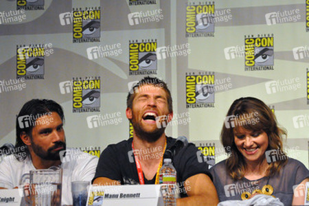 Manu Bennett, Liam McIntyre, Lucy Lawless