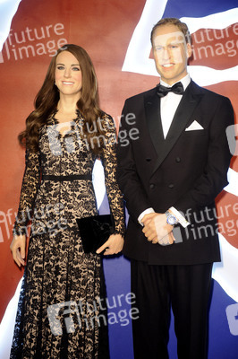 Wachsfiruren von Prinz William und Herzogin Kate