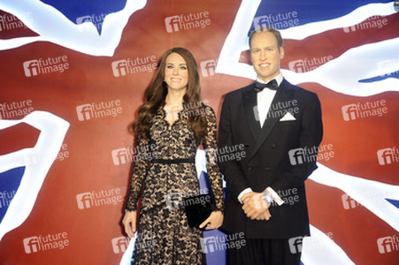 Wachsfiruren von Prinz William und Herzogin Kate