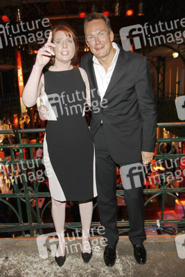 Monica Lierhaus mit Lebensgefährten Rolf Hellgardt