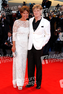 Robert Redford mit Gattin Sibylle Szaggars