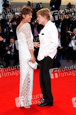 Robert Redford mit Gattin Sibylle Szaggars