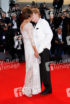 Robert Redford mit Gattin Sibylle Szaggars