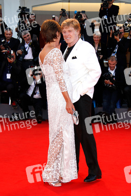 Robert Redford mit Gattin Sibylle Szaggars