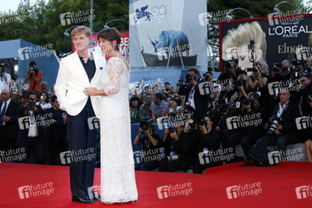 Robert Redford mit Gattin Sibylle Szaggars