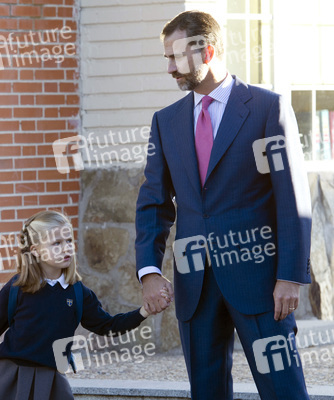 Felipe von Spanien mit Tochter