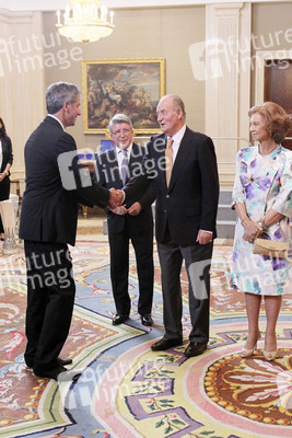 Miguel Angel Gil Marin, Juan Carlos I.von Spanien, Sophia von Spanien