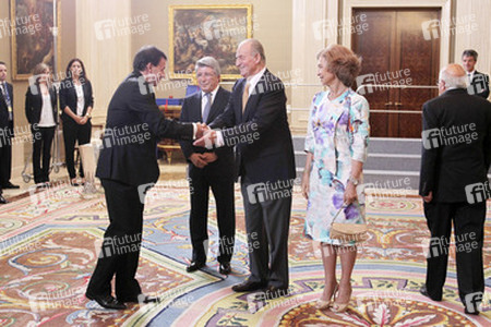 Atlético Madrid Funktionär, Juan Carlos I.von Spanien, Sophia von Spanien