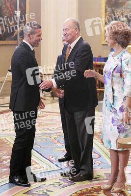 Diego Pablo Simeone, Juan Carlos I.von Spanien, Sophia von Spanien