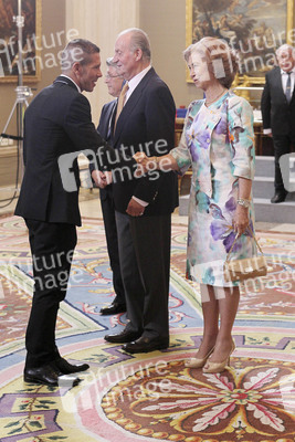 Diego Pablo Simeone, Juan Carlos I.von Spanien, Sophia von Spanien