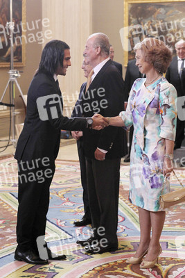 Radamel Falcao, Juan Carlos I.von Spanien, Sophia von Spanien