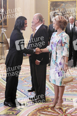 Radamel Falcao, Juan Carlos I.von Spanien, Sophia von Spanien