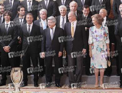 Diego Pablo Simeone, Enrique Cerezo, Juan Carlos I.von Spanien, Sophia von Spanien