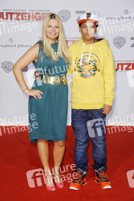 Anne-Sophie Briest mit Sohn Jahmar