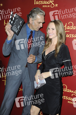 Walter Sittler mit Julia Roberts Wachsfigur