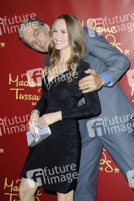 Walter Sittler mit Julia Roberts Wachsfigur