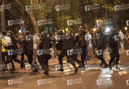 Spanier demonstrieren gegen Sparpolitik