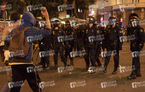 Spanier demonstrieren gegen Sparpolitik