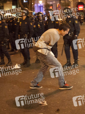 Spanier demonstrieren gegen Sparpolitik