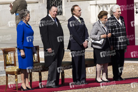 Carlos de Borbon Dos Sicilias, Ana von Orleans, Prinzessin Margarita de Borbon, Carlos Zurita, Prinzessin Pilar de Borbon
