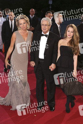 Frank Elstner mit Frau Britta und Tochter Lena