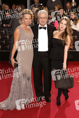 Frank Elstner mit Frau Britta und Tochter Lena