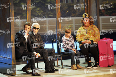Markus Lanz, Karl Lagerfeld, Julian, Ilka Bessin / Cindy aus Marzahn, Wettkandidat Julian