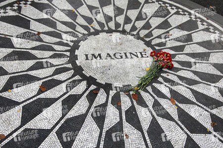 Imagine Mosaik im Strawberry Field