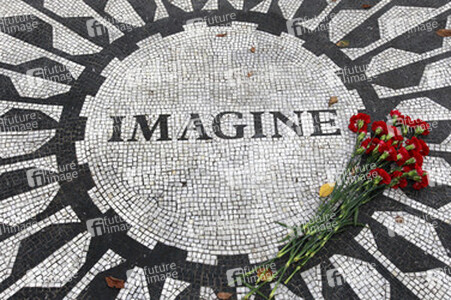 Imagine Mosaik im Strawberry Field