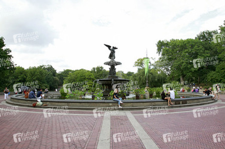 Bethesda Brunnen mit Angel of the Waters Statue