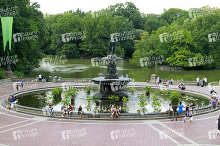 Bethesda Brunnen mit Angel of the Waters Statue