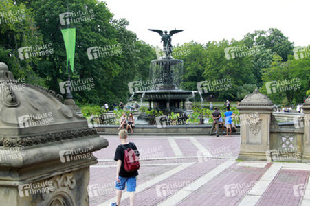 Bethesda Brunnen mit Angel of the Waters Statue