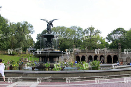 Bethesda Brunnen mit Angel of the Waters Statue