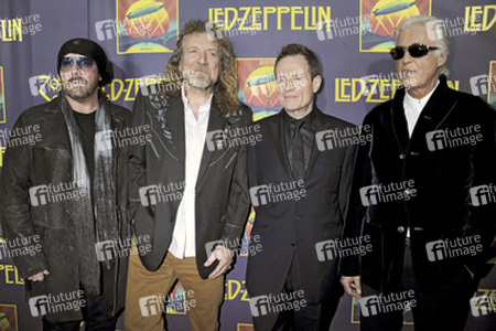 Jason Bonham, Robert Plant, John Paul Jones, Jimmy Page (Led Zeppelin)