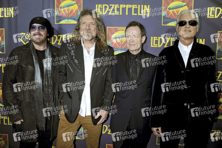 Jason Bonham, Robert Plant, John Paul Jones, Jimmy Page (Led Zeppelin)