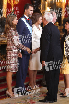 Letizia von Spanien, Felipe von Spanien, Sophia von Spanien, Juan Carlos I. von Spanien