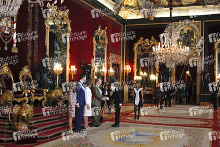 Letizia von Spanien, Felipe von Spanien, Sophia von Spanien, Juan Carlos I. von Spanien