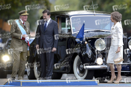Juan Carlos I.von Spanien, Mariano Rajoy, Sophia von Spanien