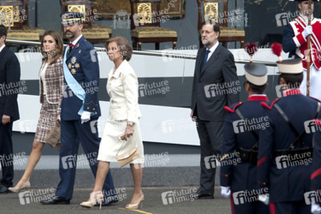 Letizia von Spanien, Felipe von Spanien, Sophia von Spanien, Mariano Rajoy