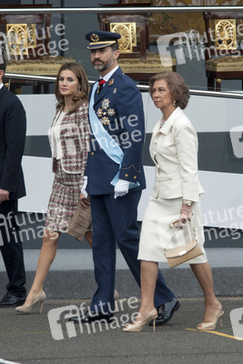 Letizia von Spanien, Felipe von Spanien, Sophia von Spanien