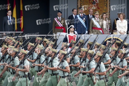 Mariano Rajoy, Felipe von Spanien, Juan Carlos I. von Spanien, Letizia von Spanien, Sophia von Spanien