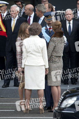 Letizia von Spanien, Sophia von Spanien, Felipe von Spanien, Elena von Spanien