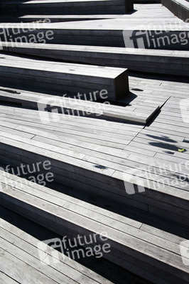 Sitzbänke auf dem High Line Park