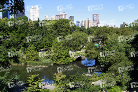 The Pond mit Gapstow Bridge