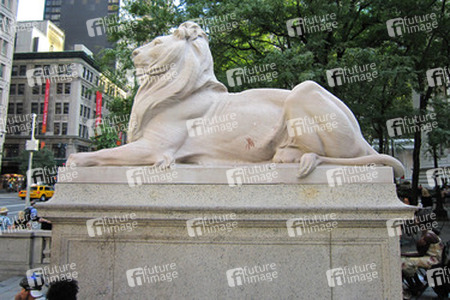Löwe vor New York Public Library
