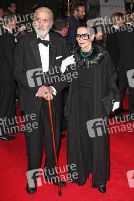 Christopher Lee mit Gattin Gitte